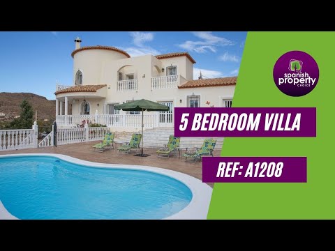 Spanish Property Choice Video Property Tour - Villa A1208 Cantoria, Almeria, Spain. 379,000€
