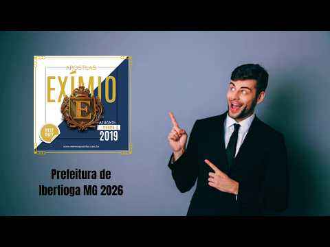 Apostila Prefeitura de Ibertioga MG 2026 Auxiliar Administrativo III