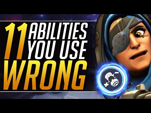 11 Hero Abilities EVERYONE USES WRONG - BIGGEST MISTAKES You Need to STOP - Overwatch Guide