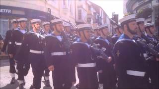 preview picture of video 'HMS Seahawk Freedom of Helston Parade 2014'