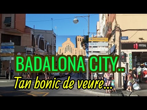 BADALONA, BEAUTIFUL CITY NEAR TO BARCELONA|| CENTRO DE BADALONA||바다로나 센터