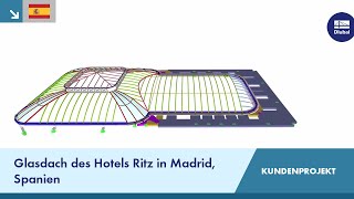 CP 001224 | Glasdach des Hotels Ritz in Madrid, Spanien
