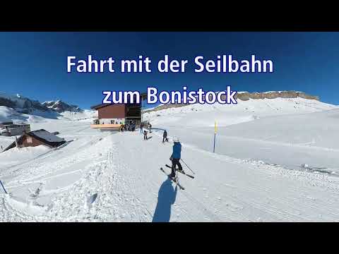 Seilbahnfahrt zum Bonistock