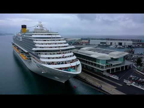 Costa Firenze a Savona pronta per la prima crociera