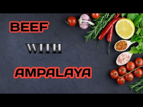 COOKING BEEF WITH AMPALAYA (PINOY CLASSIC FOOD)...