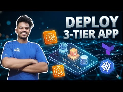 🚀 Deploy a 3-Tier App on AWS EKS using Terraform | Full DevOps Project (Step-by-Step)