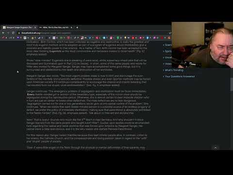 Margaret Sanger founder of Planned Parenthood, Racist Eugenicist