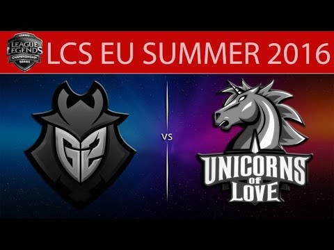 [LoL LCS] G2 vs UOL Game 2 | LCS EU Summer 2016 (21.08.2016) - G2 Esports vs Unicorns Of Love