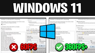 How To Optimize Windows 11 For GAMING - Best Settings for HIGH FPS & NO DELAY!