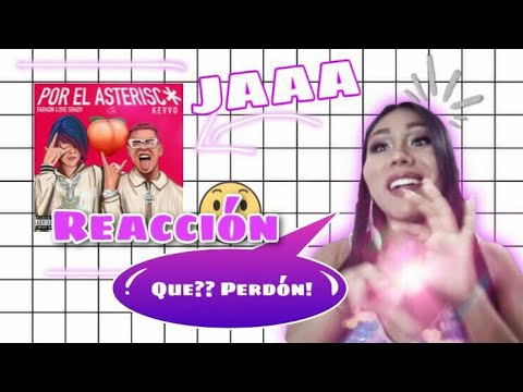 REACCION! Por el ASTERISCO * Faraón love Shady - Kevvo . - Una trans reacciona