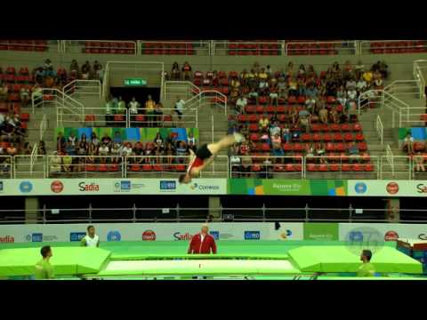 BURNETT Jason (CAN) - 2016 Olympic Test Event, Rio (BRA) - Qualification Trampoline Routine 2