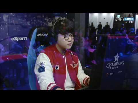 SKT vs KT || Highlights 3 Game || LCK Spring 2017 W6D5 || SK Telecom vs KT Rolster