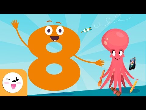 Number 8 - Learn to Count - Numbers from 1 to 10 - The Number Eight Song