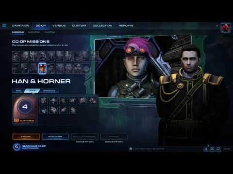Starcraft II: Han & Horner - Co-op Mission Wins [4K HDR]