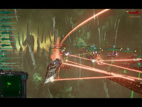 Chaos vs Imperial Navy, Heroic Difficulty + Elite Mode 1500 points - Battlefleet Gothic Armada