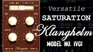 Video thumbnail for How to use Klanghelm IVGI saturator free (applies to V2) by Andrei Martinez Agras