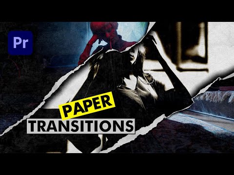 FREE Paper Rip Matte Transitions in Adobe Premiere Pro