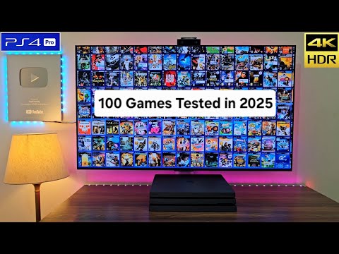 PS4 PRO 100 Games Tested in 2025