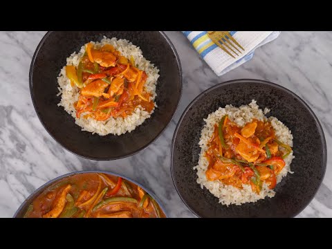 Quick & Easy Way to Make Brown Rice With Vegetable Sauce - Zeelicious Foods