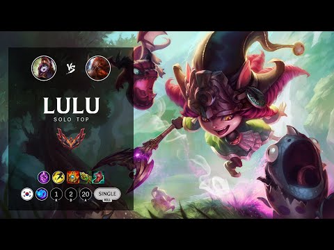 Lulu Top vs Gragas - KR Grandmaster Patch 12.12