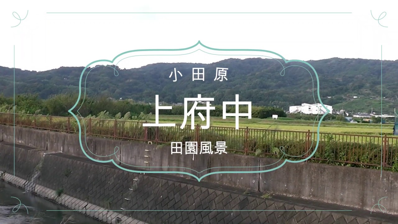 小田原　上府中の田園風景