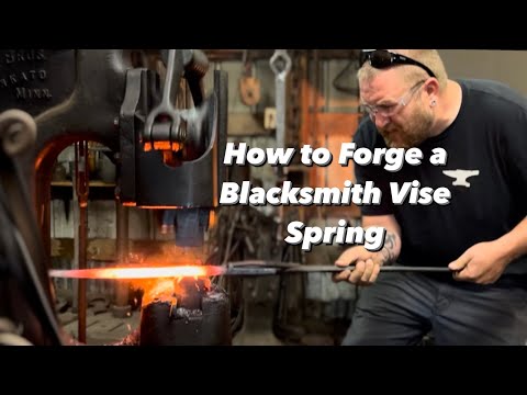 Giant Blacksmith Vise Spring Rebuild!