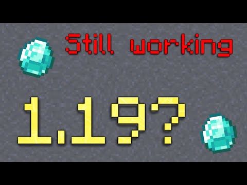 Does the clay diamond mining trick still work in Minecraft 1.19+?