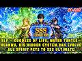 🔥Elf = Goddess of Life, Water Turtle = Xuanwu, He Can Evolve All Spirit Pets to the SSS Ultimate!