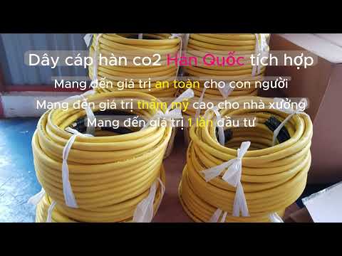 Dây cáp hàn co2 38SQMM Hàn Quốc (welding co2 single cable)