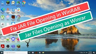 Fix JAR File Opening in WinRAR - JAR Files Opening as WinRAR Archive
