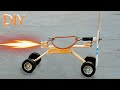 DIY Building A Small Car With Fan Powered Propulsion Automatic Stop Diy Car