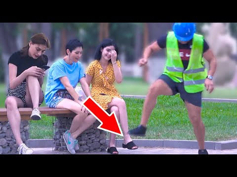 🔥 Stepping over nothing prank - AWESOME REACTIONS -Best of Just For Laughs 😲🔥
