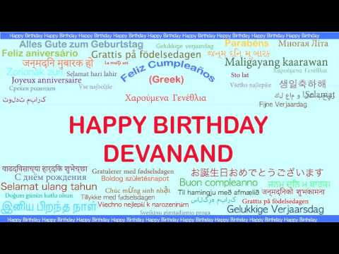 Devanand   Languages Idiomas - Happy Birthday