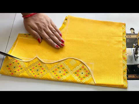 Model Blouse Back Neck Design | Blouse Designs Back | Cutting And Stitching Back Neck Blouse Design