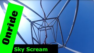 preview picture of video 'Sky Scream - Holiday Park Haßloch 2015 Onride [HD]'