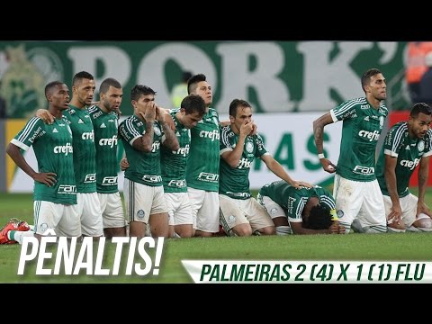 TODOS OS PÊNALTIS! Palmeiras 2 (4) x 1 (1) Fluminense - Copa do Brasil