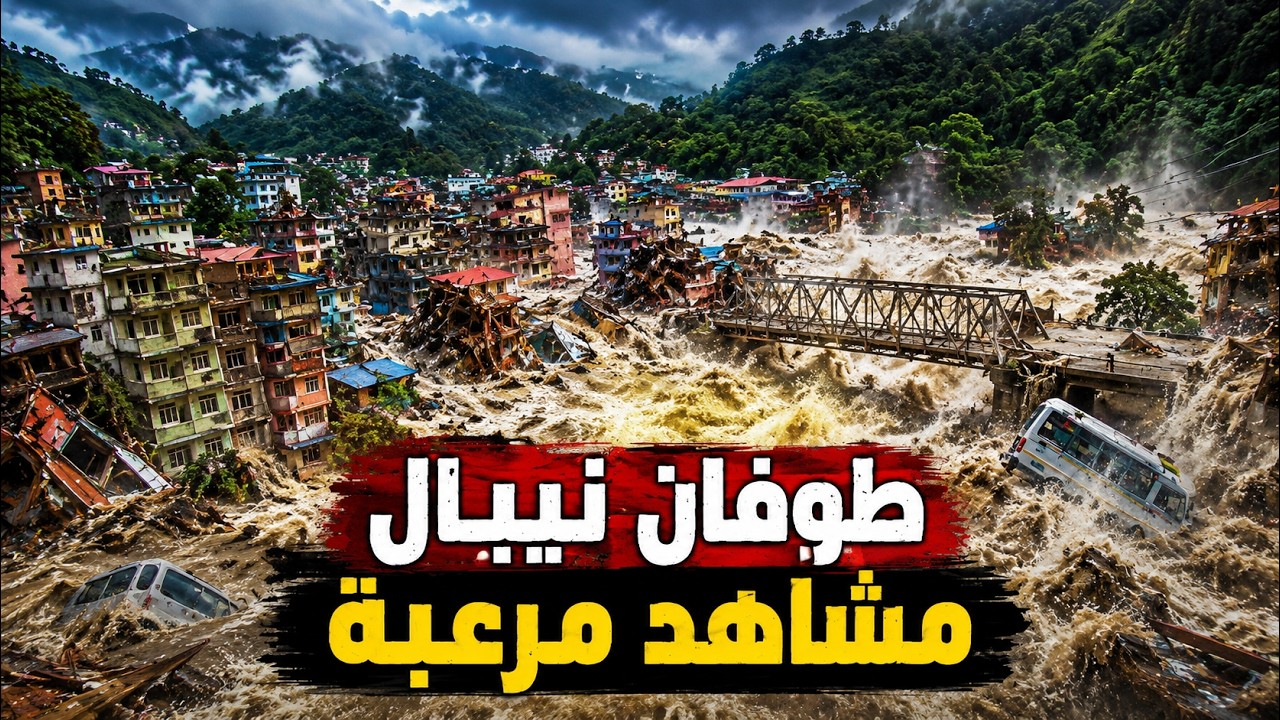 حقيقة فيضان نيبال .. قرى كاملة امحت من الوجود