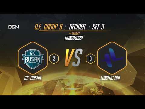 APEX 시즌4   GC Busan vs  Lunatic Hai SET 3 Overwatch Challenger