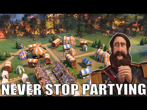 Civ 6 | Can You Beat The Game Doing NOTHING But Carnival? (#1 Deity Brazil Civilization VI)