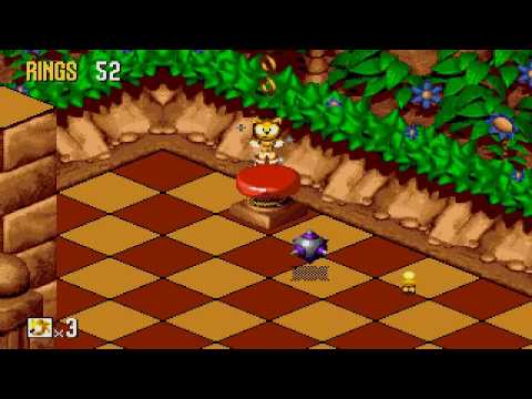 Super Sonic in Sonic 3D Blast!