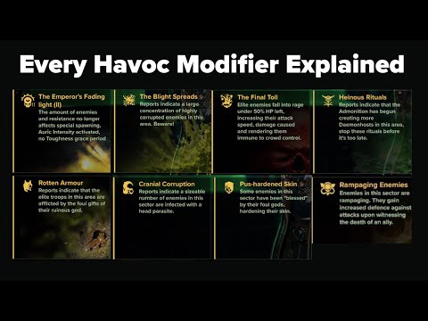 Havoc Basics: How to deal with every Havoc Modifier┃Darktide Guide