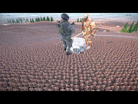Can 2,0000 MODERN SOLDIERS SAVE THE OLD VILLAGE FROM 1,500,000 ORC  | UEBS 2