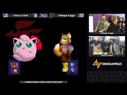 OMGage & Eggz (Red) vs. Chevy & Chief (Blue) | SSBM-D LF | BTB2