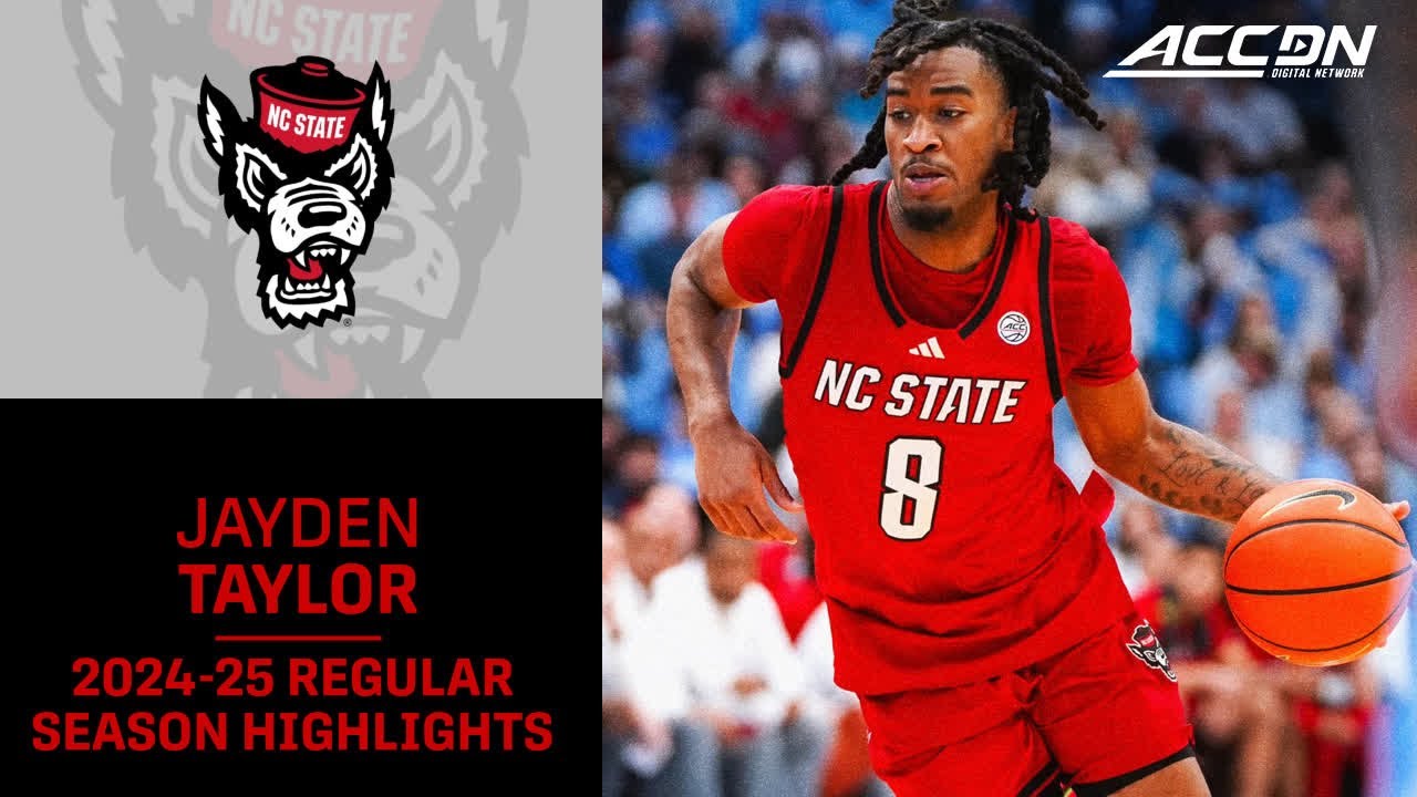 Jayden Taylor 2024-25 Regular Season Highlights | NC State Guard