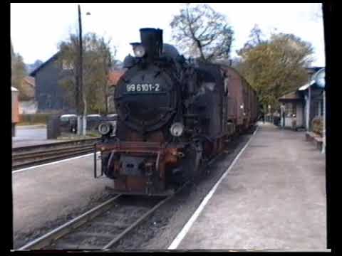 Eisenbahn Nostalgie - HSB  Rollbock Rangierverkehr Wernigerode  1990