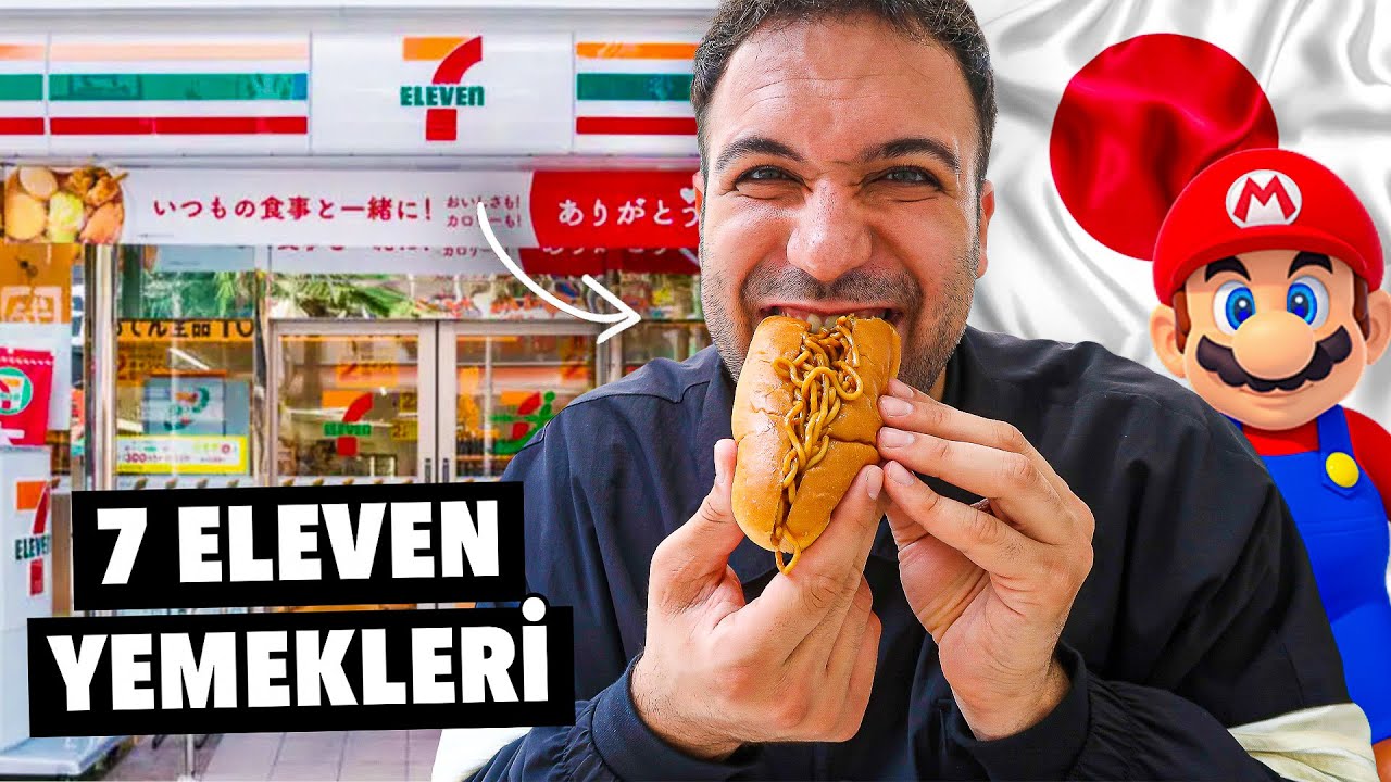 24 SAAT JAPONYA''DA MARKET YEMEKLERİ! (makarnalı ekmek fln)