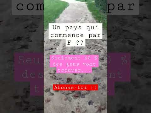 Un pays qui commence par F #shorts