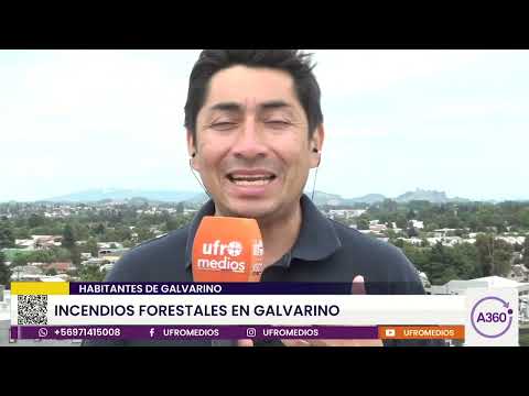 Habitantes de Galvarino: Incendios forestales em Galvarino | ARAUCANÍA 360°