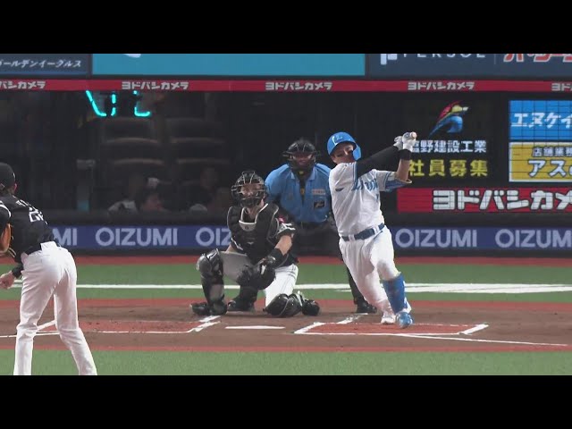 【1回裏】移籍第1号は古巣から!! ライオンズ・野村大樹 レフトスタンドへの豪快な先制2ラン!! 2024年7月20日 埼玉西武ライオンズ 対 福岡ソフトバンクホークス