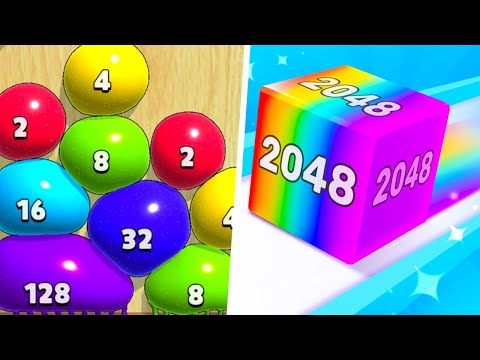 Puff Blob Merge 3D vs Chain Cube 2048 - 123456789 ⭐Max Levels Gameplay (Part 1)